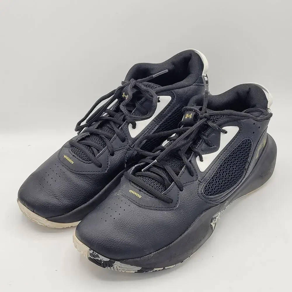 Under Armour Lockdown 6 black white Men's Size 11.5